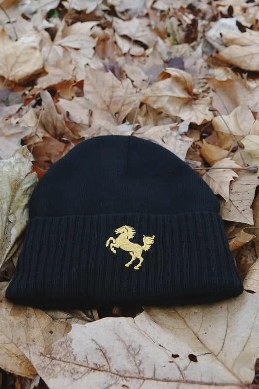 Mütze "Rössle Gold", schwarz