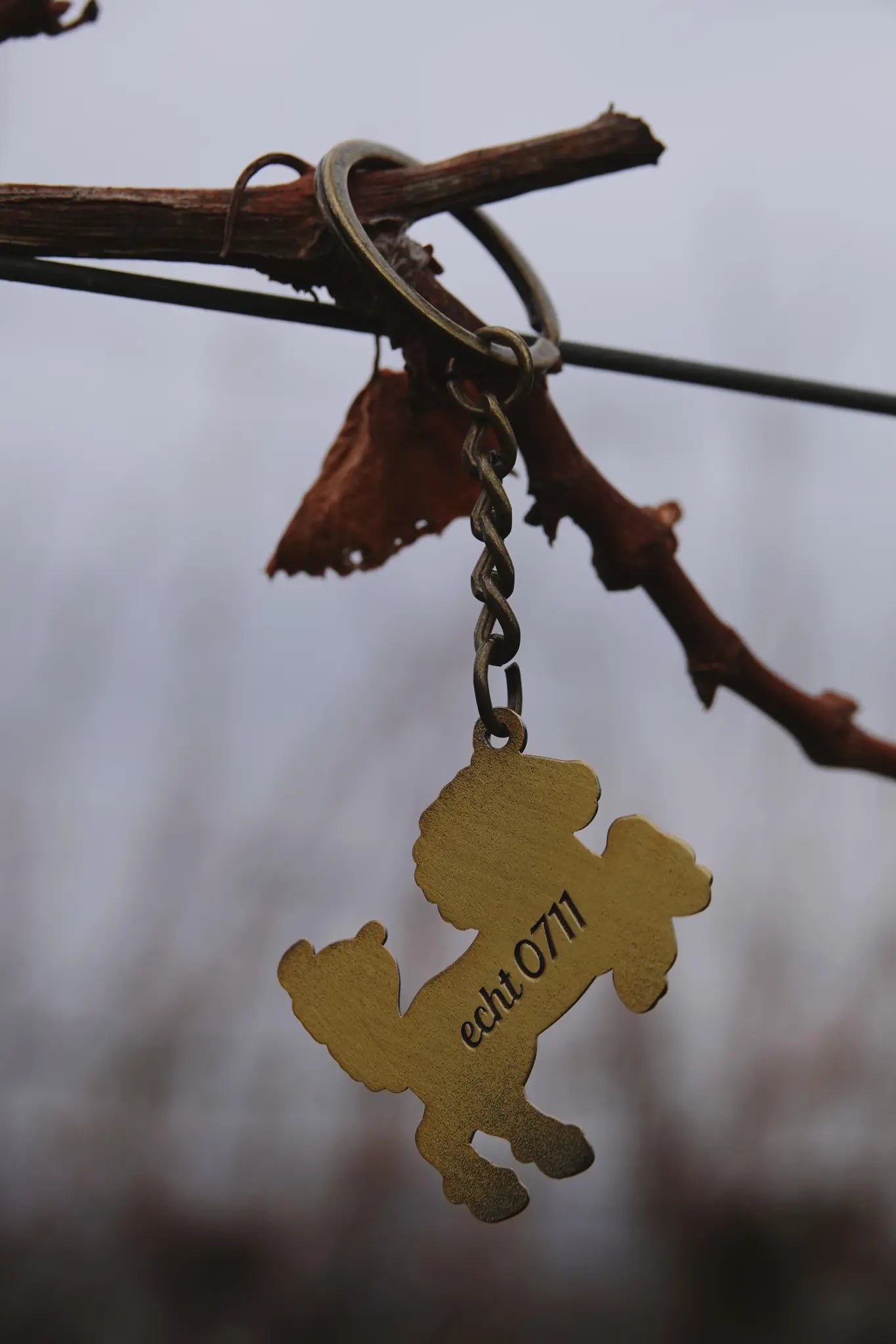 Schlüsselanhänger "Rössle Antique Gold"