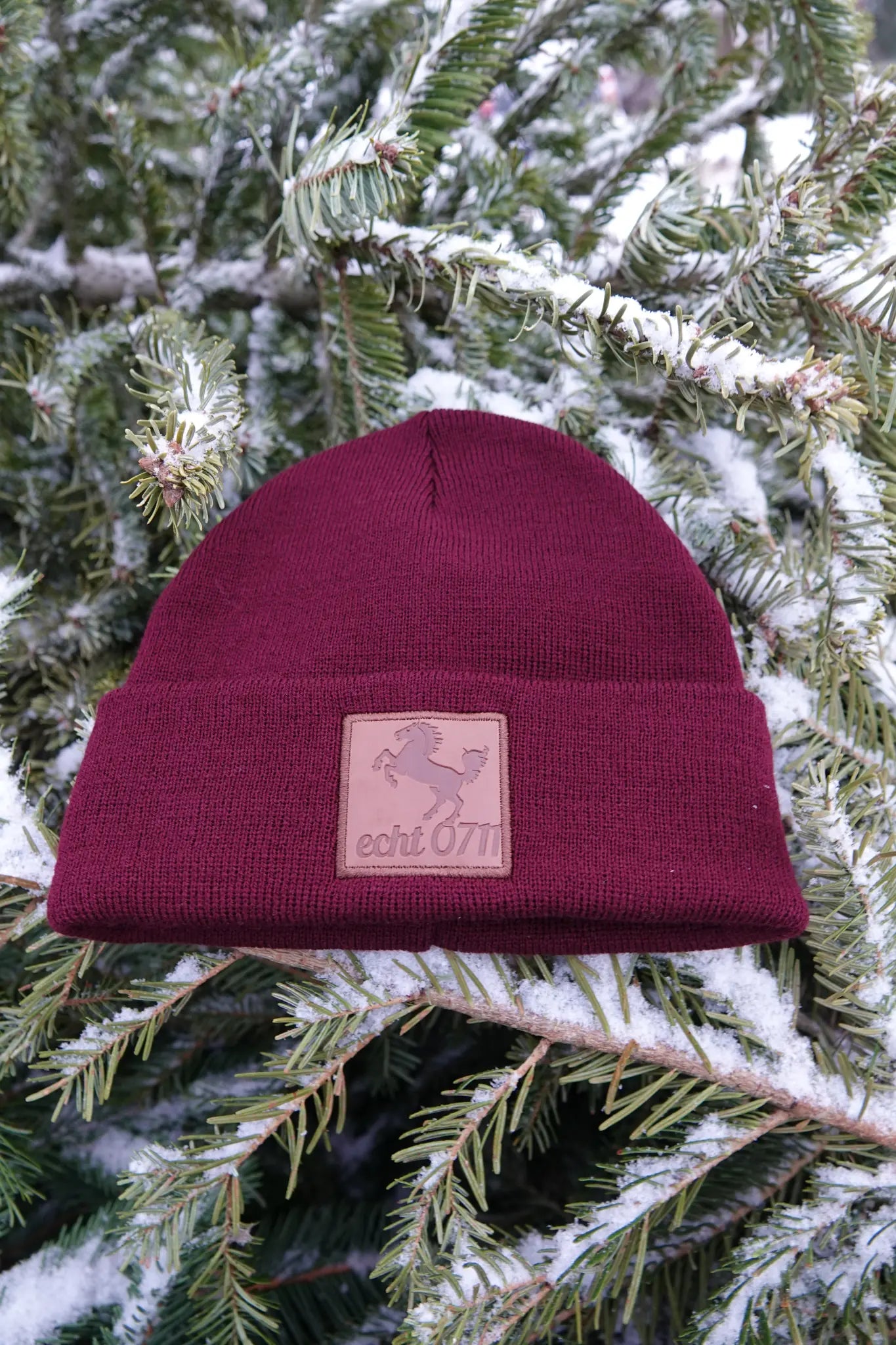 Mütze "Crest Patch", bordeaux