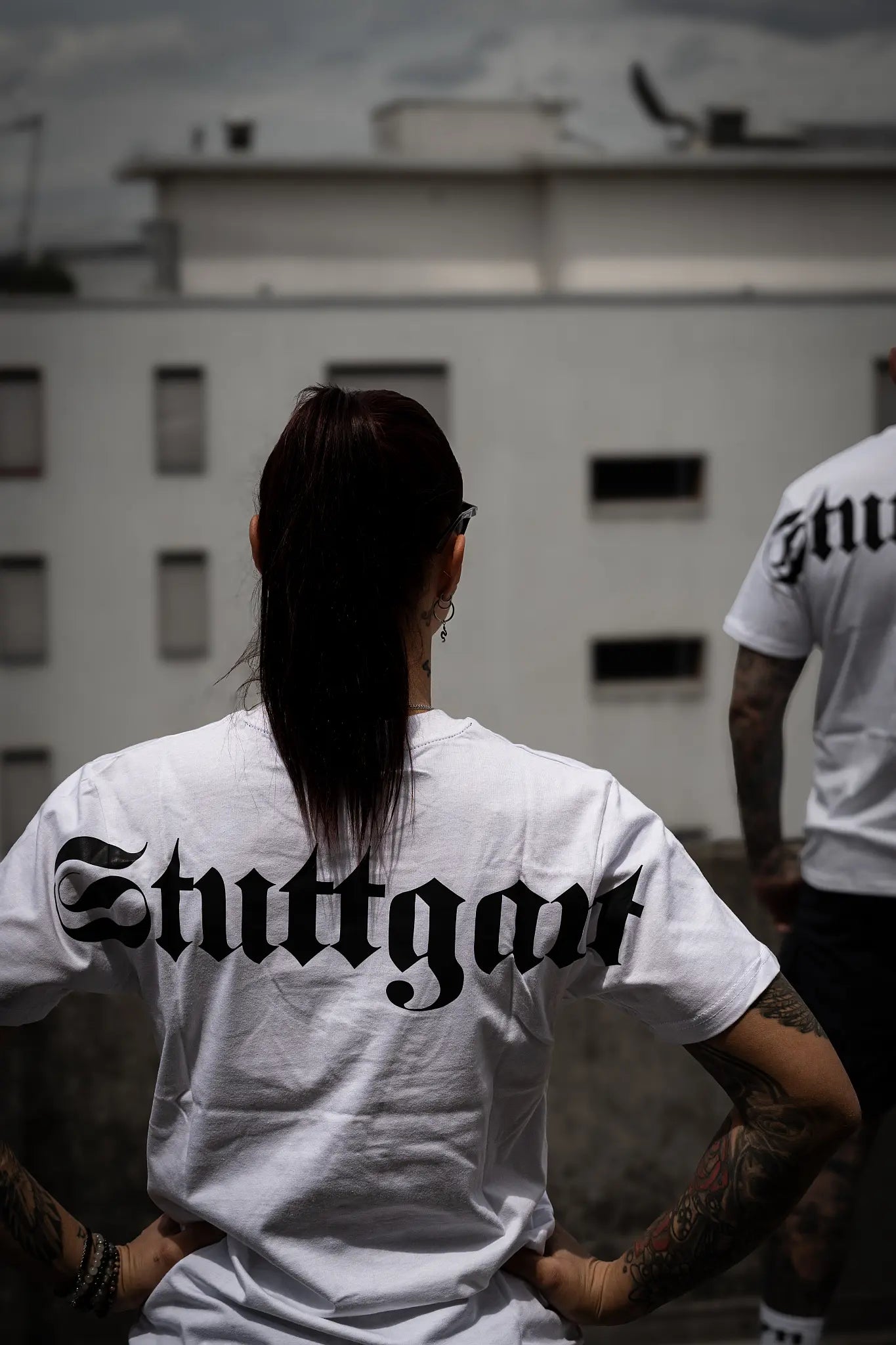 T-Shirt "Big Stuttgart", weiß