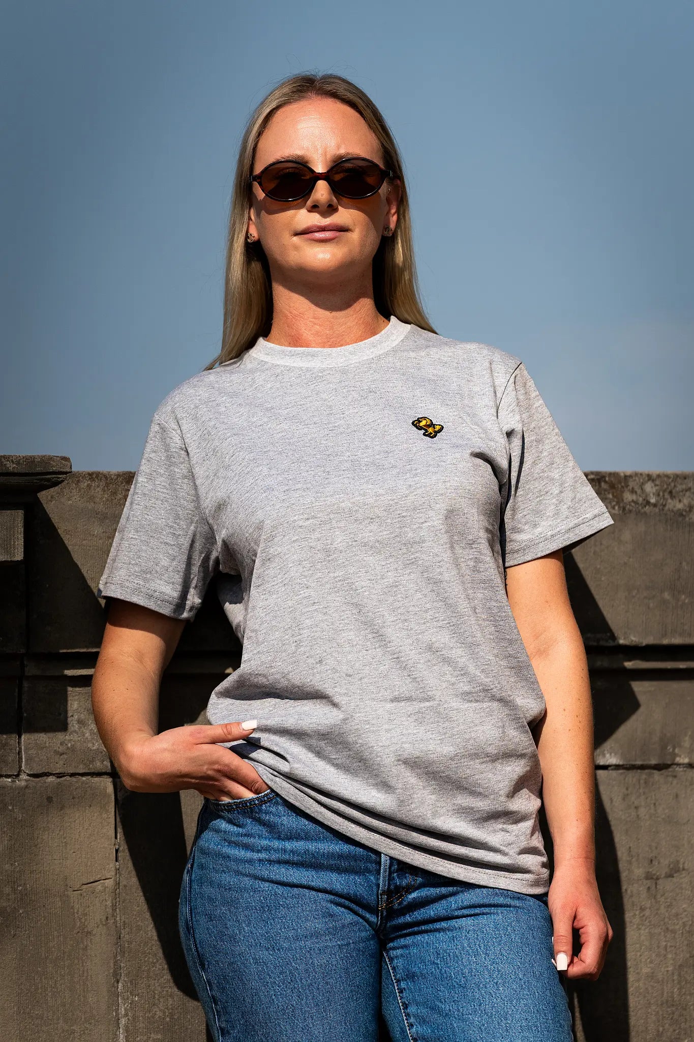 T-Shirt "Essential", grau