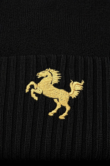 Mütze "Rössle Gold", schwarz