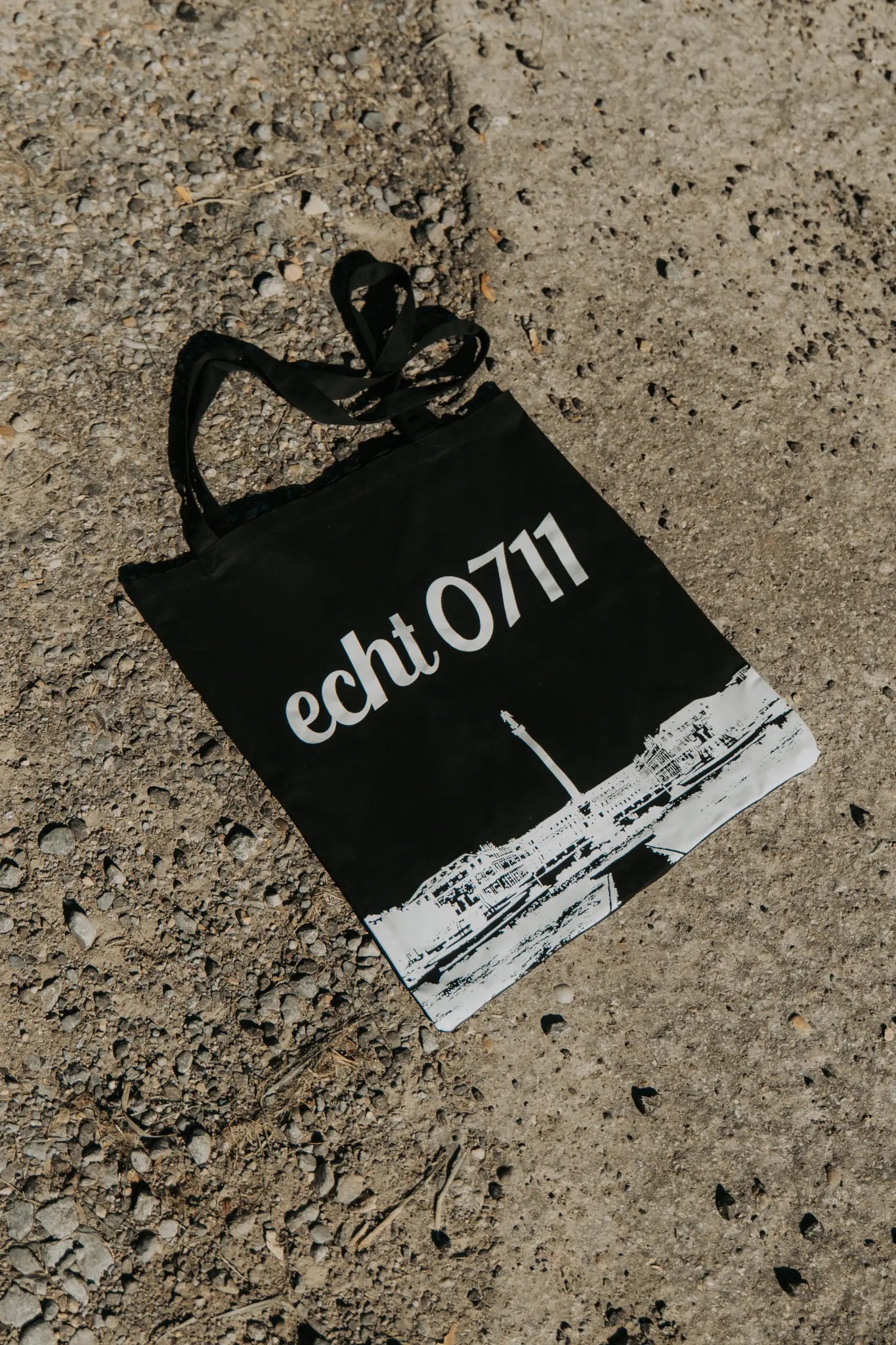 Einkaufstasche "Schlossplatz", schwarz