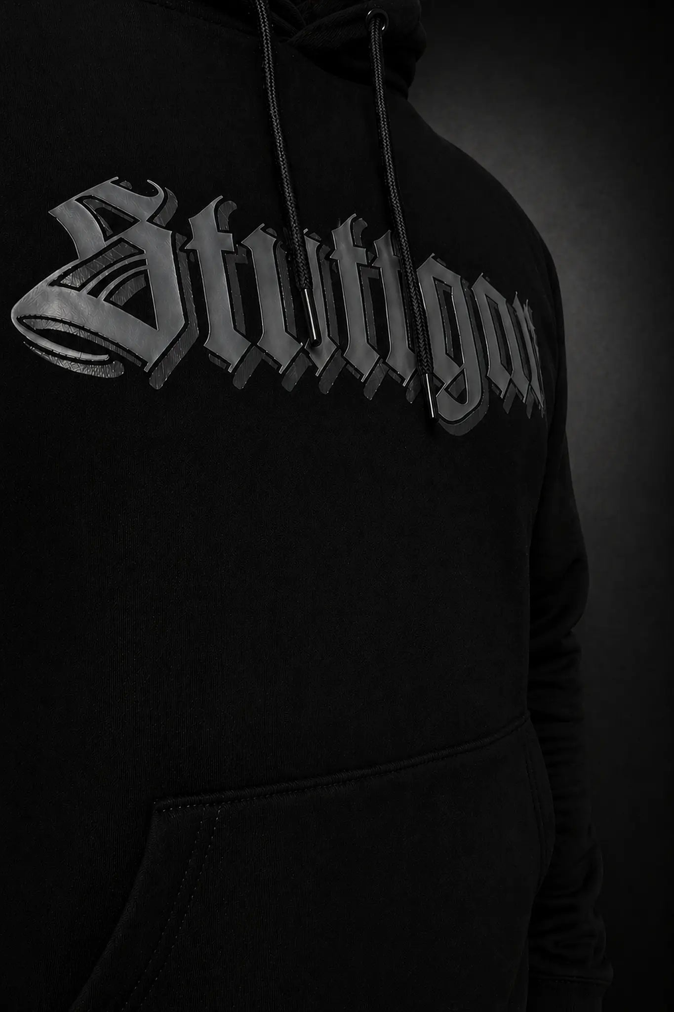 Hoodie "Stuttgart Bold", schwarz