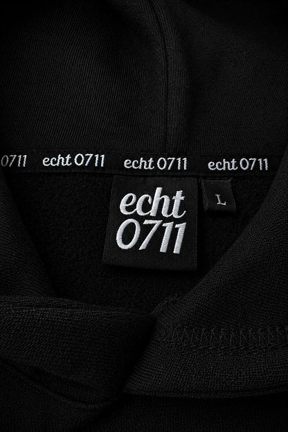 Hoodie "0711 College", schwarz