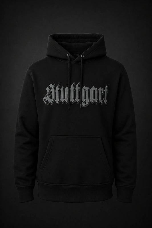Hoodie "Stuttgart Bold", schwarz