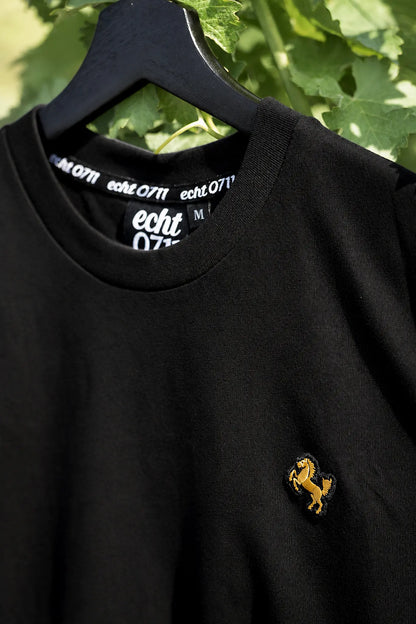 T-Shirt "Essential", schwarz