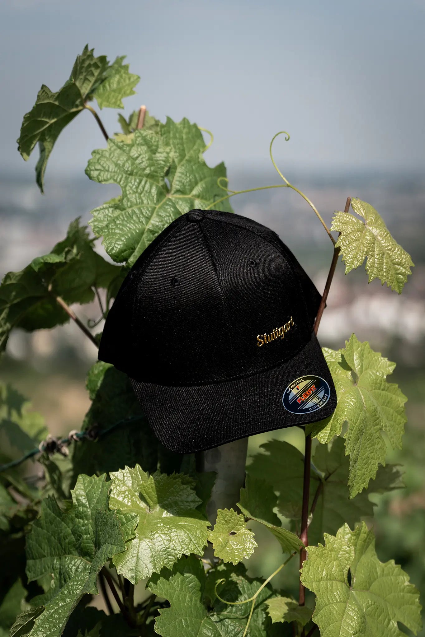 Flexfit-Cap "Stuttgart Gold", schwarz