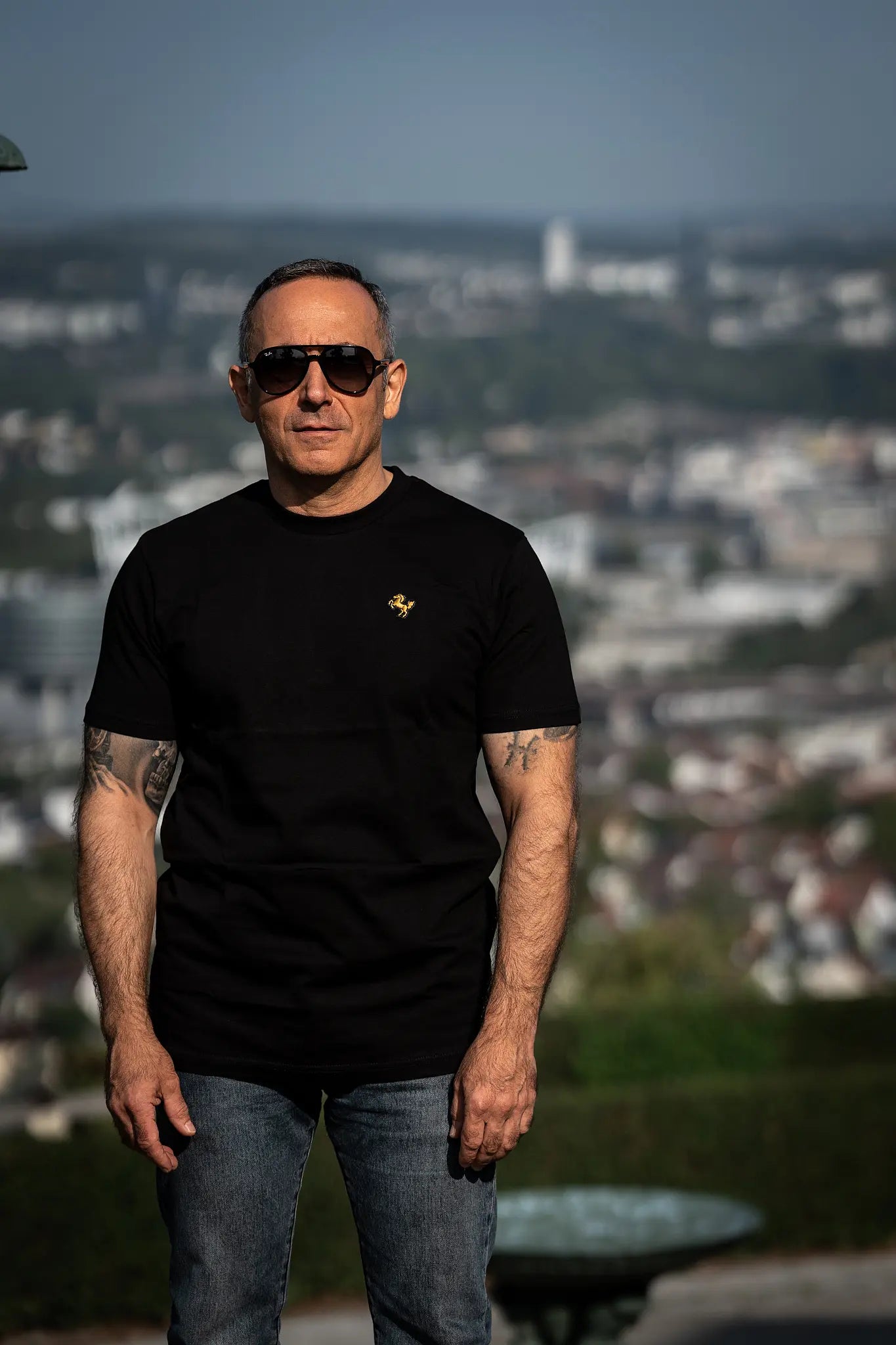 T-Shirt "Essential", schwarz