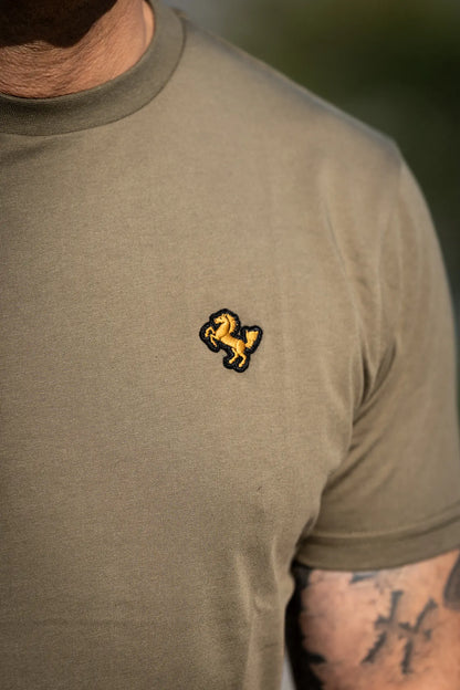 T-Shirt "Essential", oliv