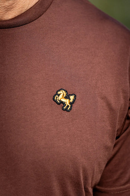 T-Shirt "Essential", braun