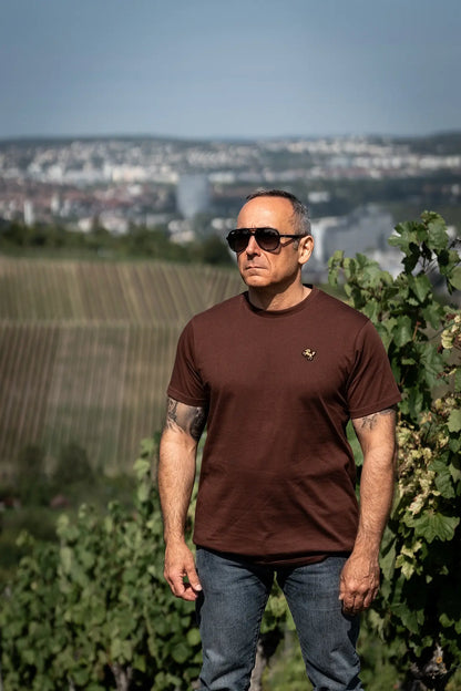 T-Shirt "Essential", braun