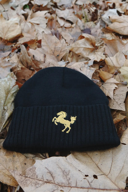 Mütze "Rössle Gold", schwarz