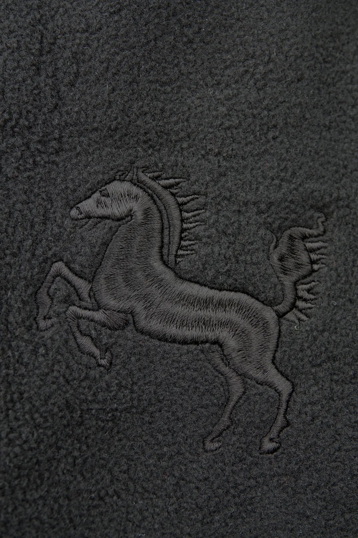 Half-Zip "Black² Fleece", schwarz