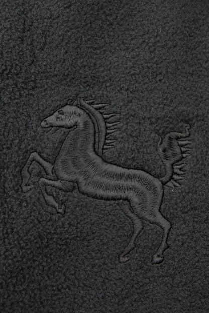 Half-Zip "Black² Fleece", schwarz