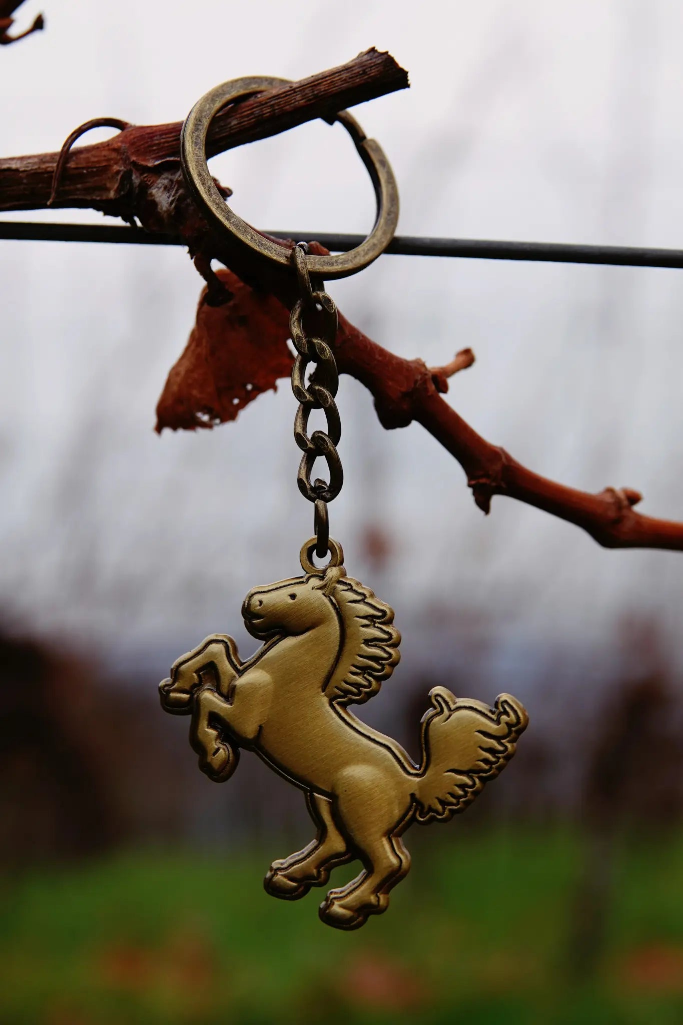 Schlüsselanhänger "Rössle Antique Gold"