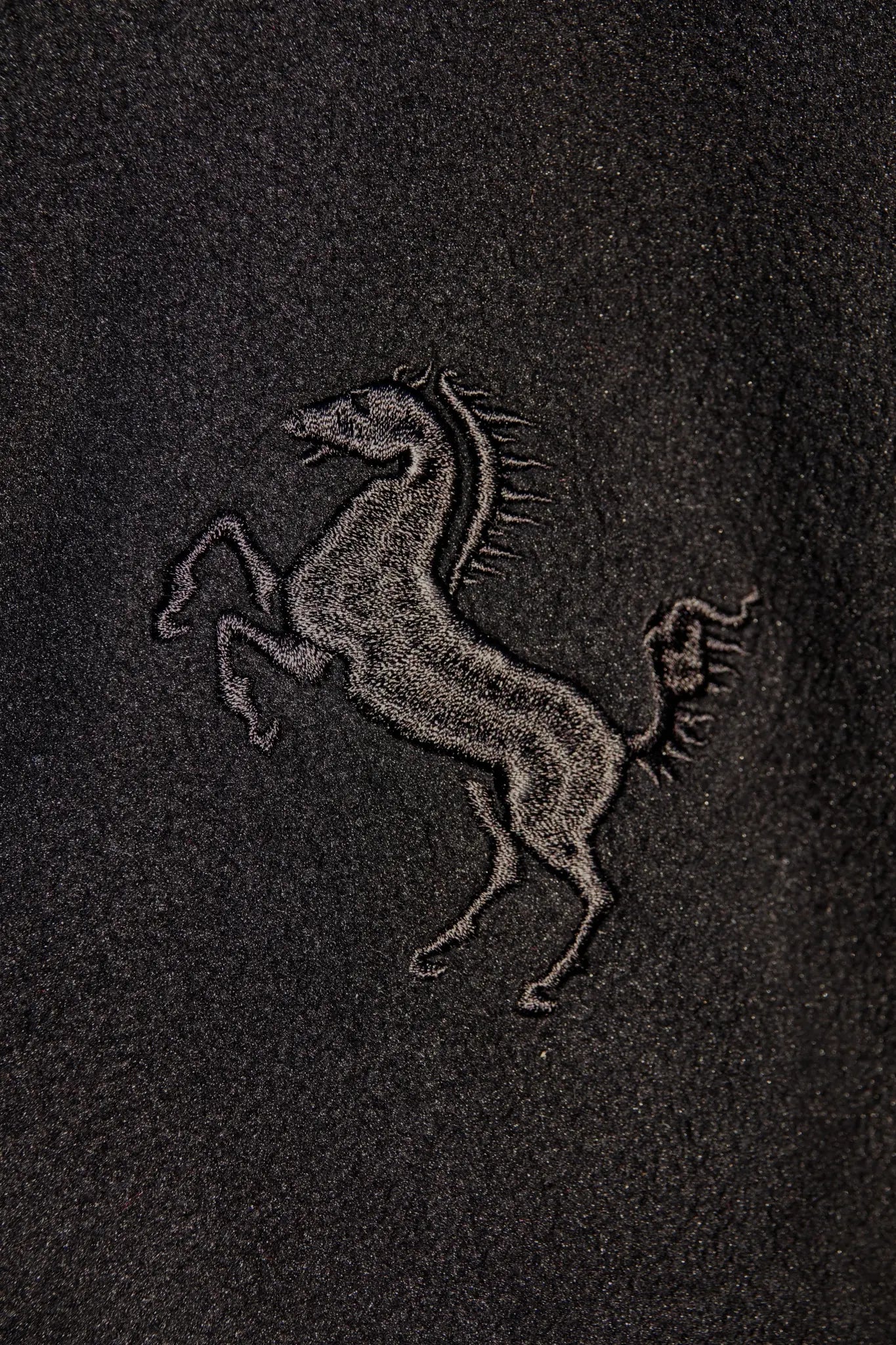 Half-Zip "Black² Fleece", schwarz