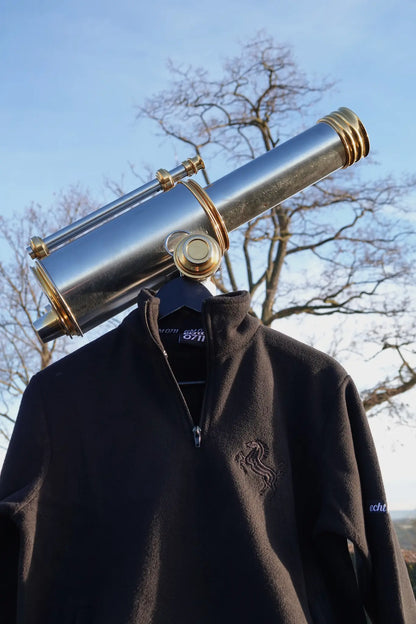 Half-Zip "Black² Fleece", schwarz