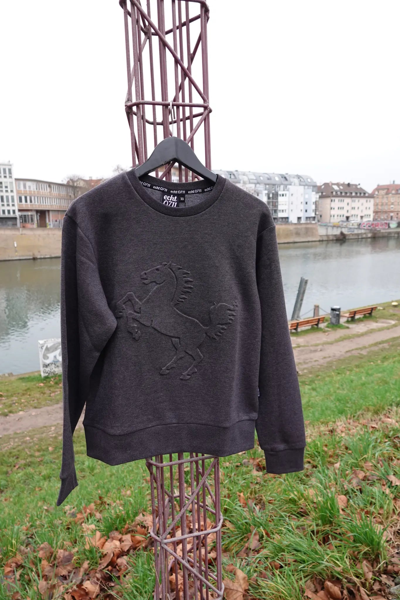 Sweatshirt "Rössle Prägung", dunkelgrau