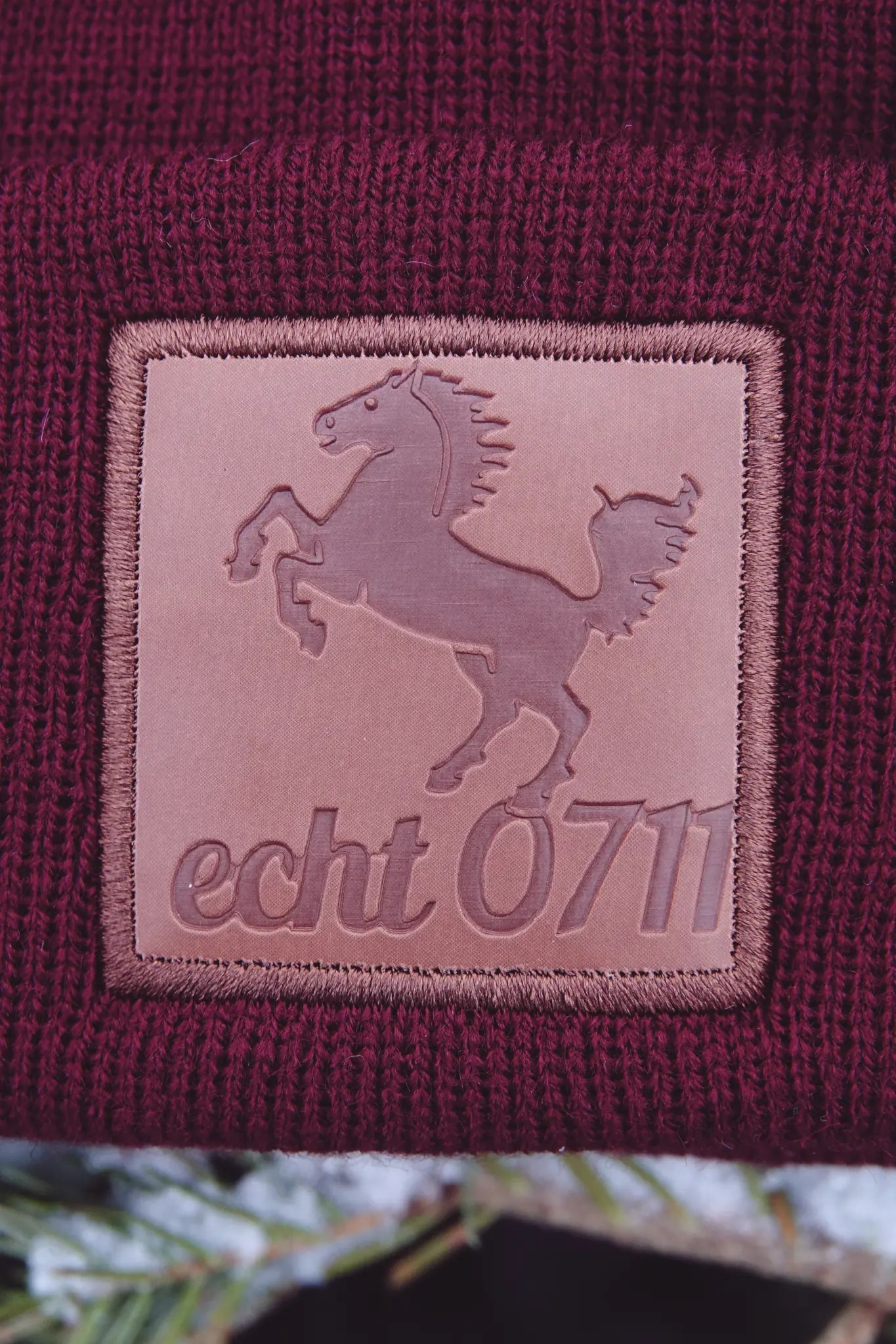 Mütze "Crest Patch", bordeaux