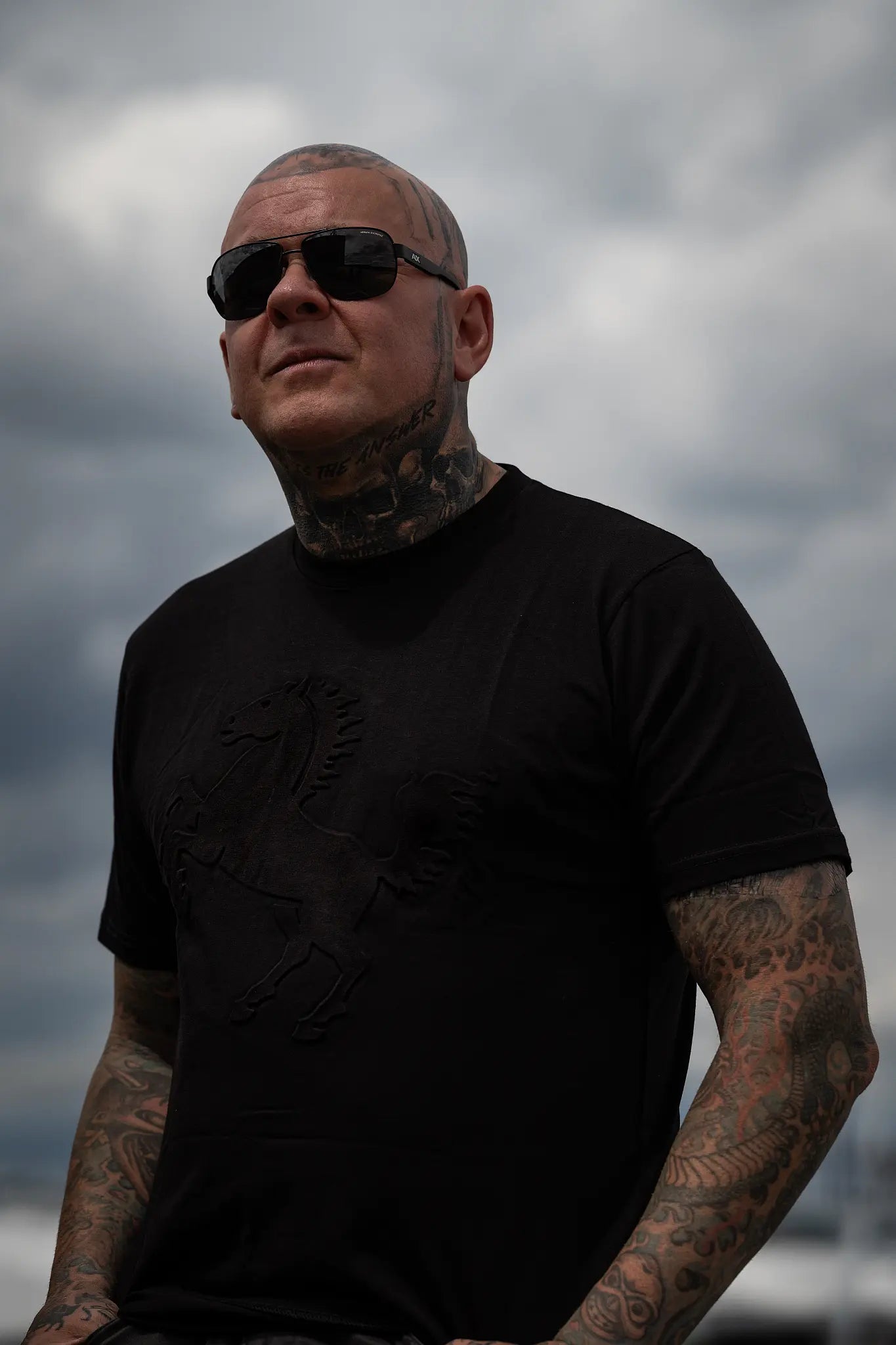T-Shirt "Rössle Prägung", schwarz