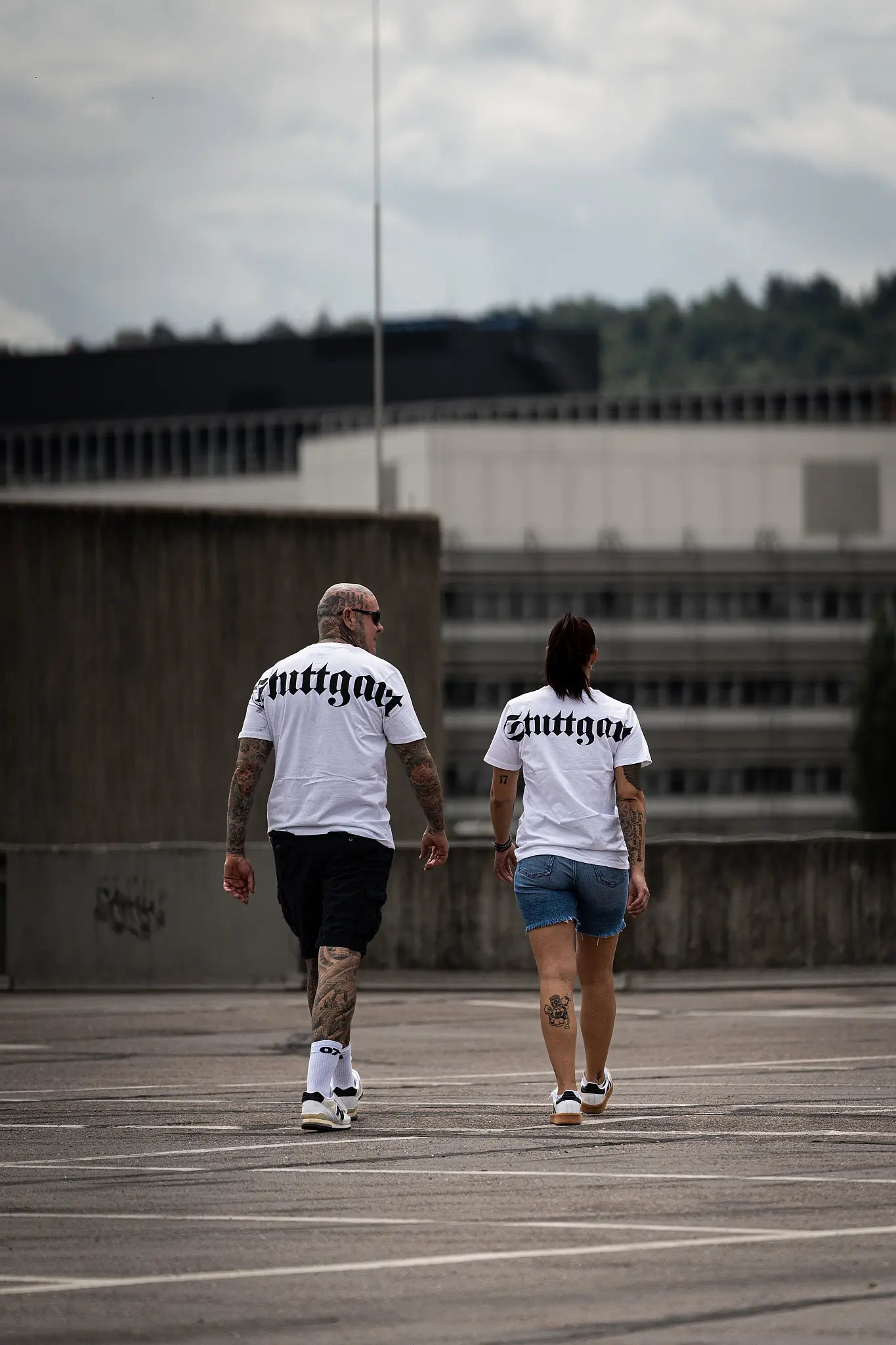 T-Shirt "Big Stuttgart", weiß