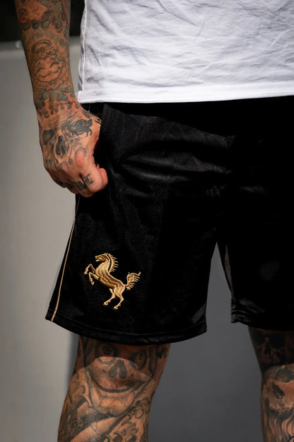 Short "Gold", schwarz