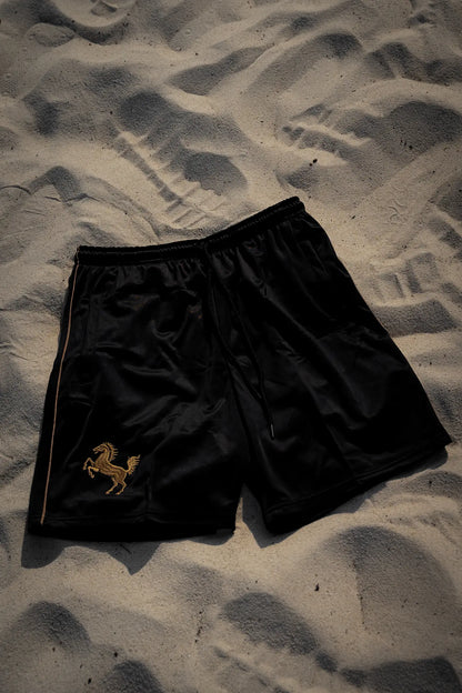Short "Gold", schwarz