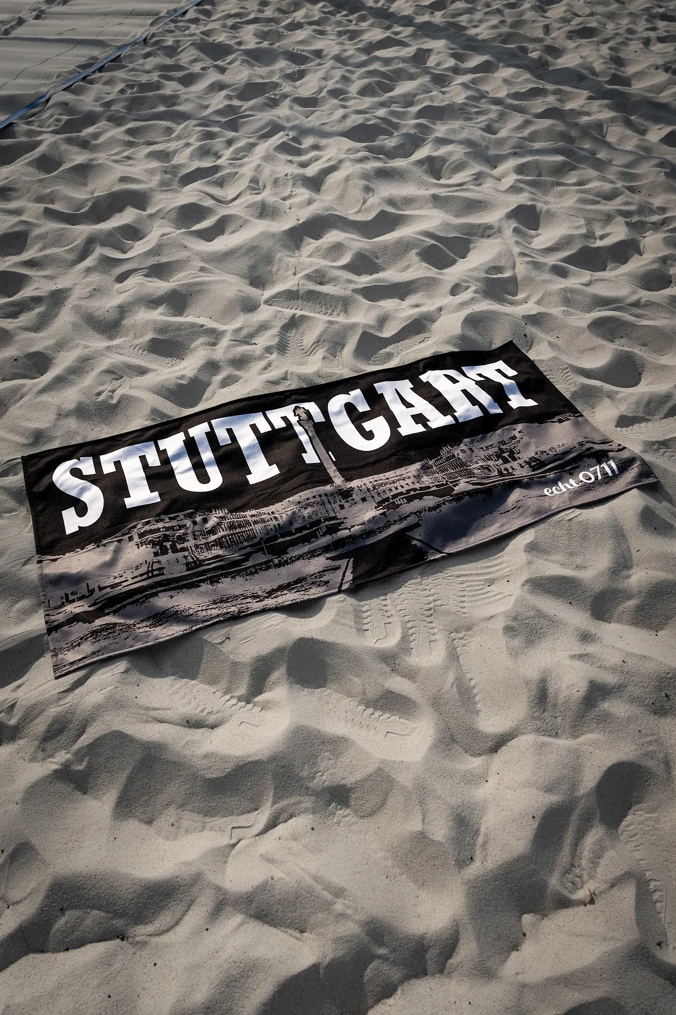 XXL-Strandtuch "Schlossplatz", schwarz