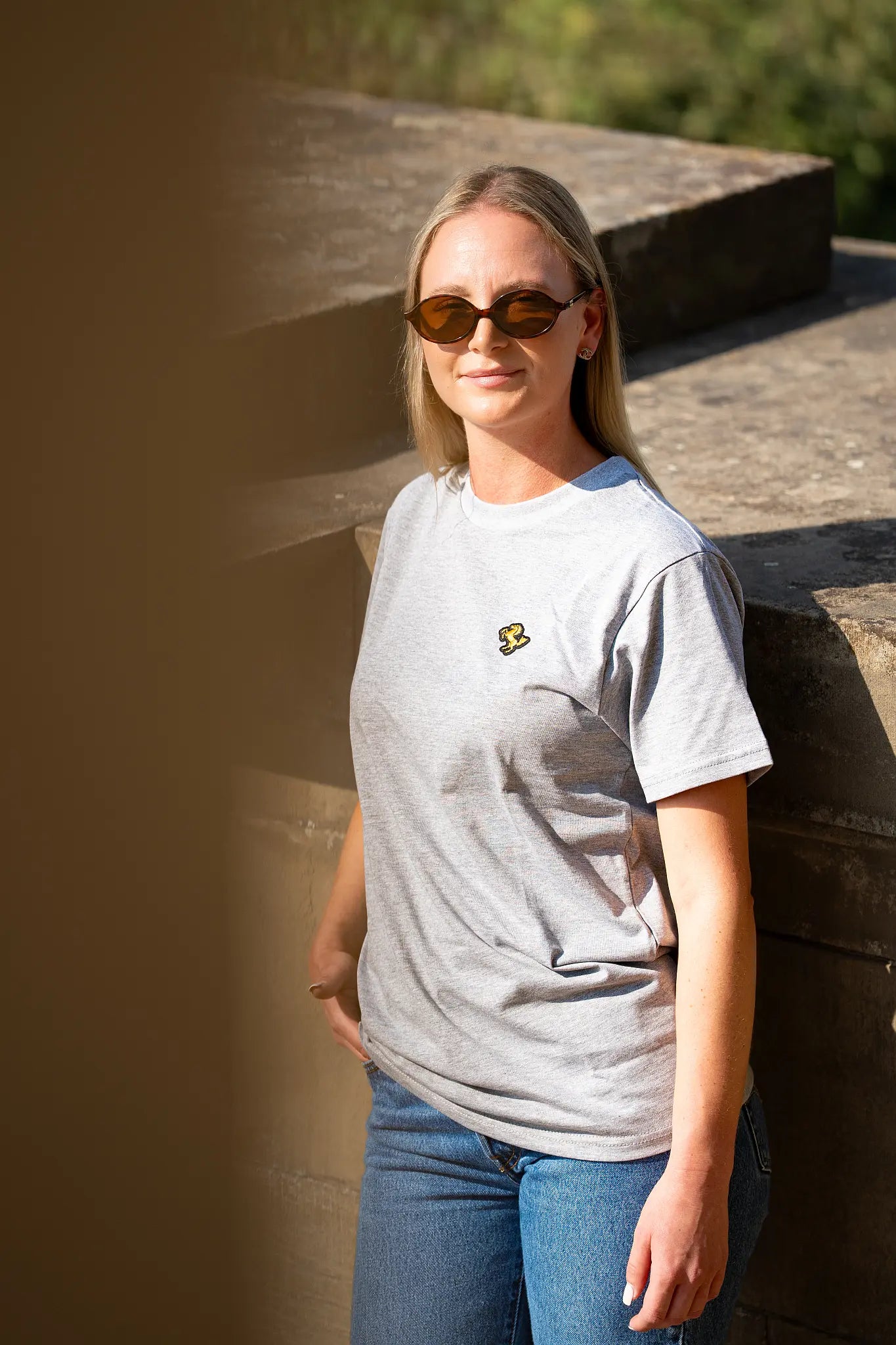 T-Shirt "Essential", grau