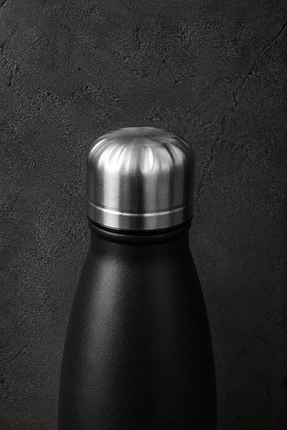 Thermoflasche "Schlossplatz Cork", schwarz