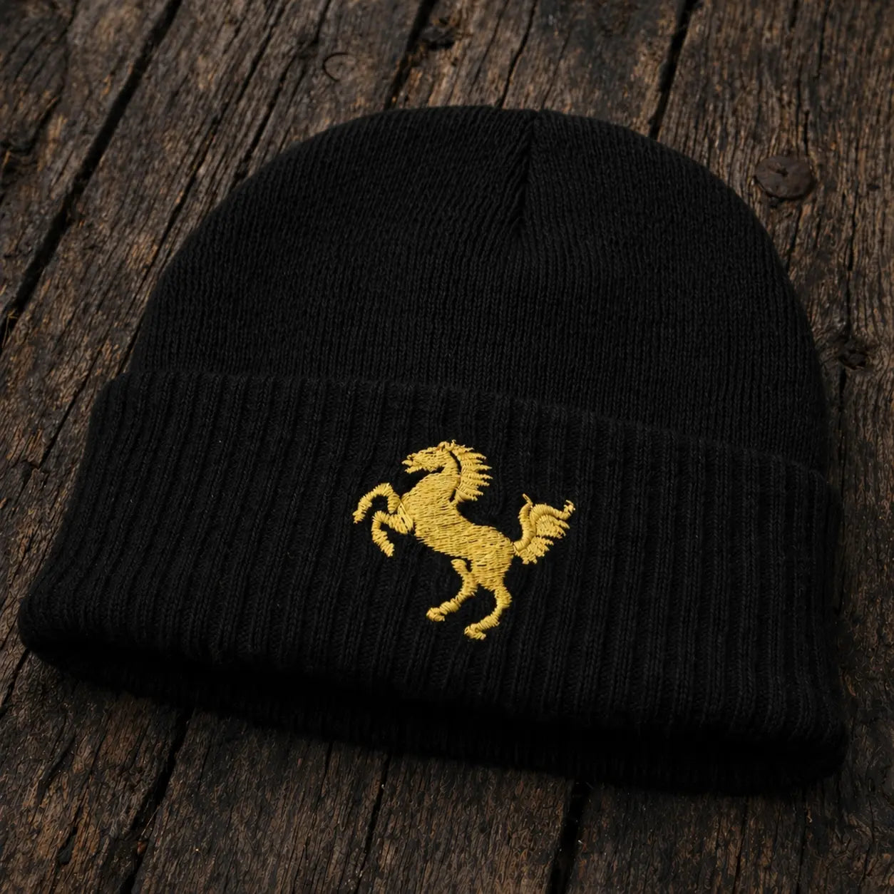 Mütze "Rössle Gold", schwarz