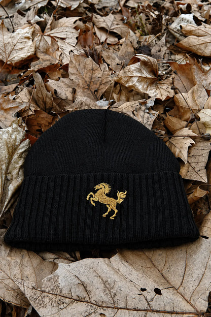 Mütze "Rössle Gold", schwarz