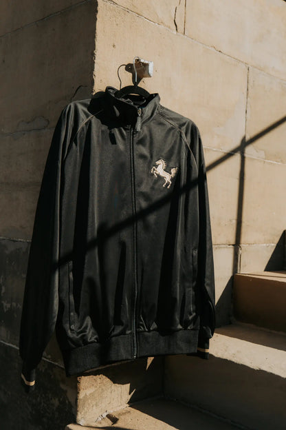 Trainingsjacke "Gold", schwarz