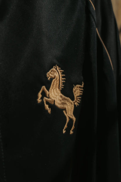 Trainingsjacke "Gold", schwarz