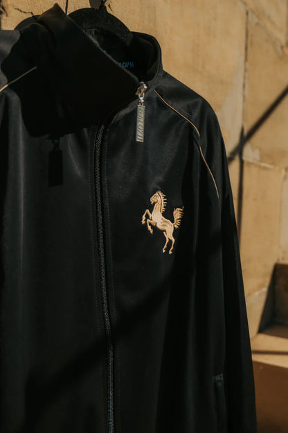 Trainingsjacke "Gold", schwarz