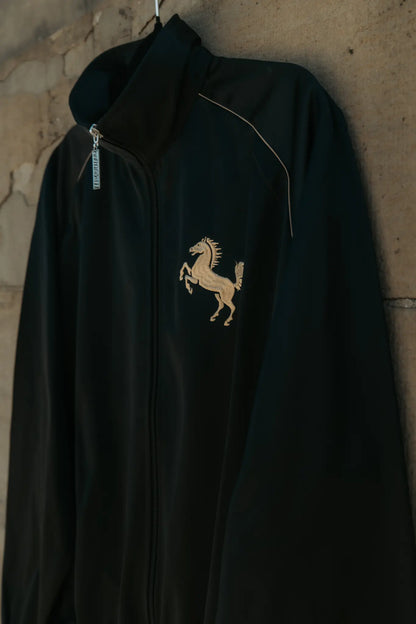 Trainingsjacke "Gold", schwarz