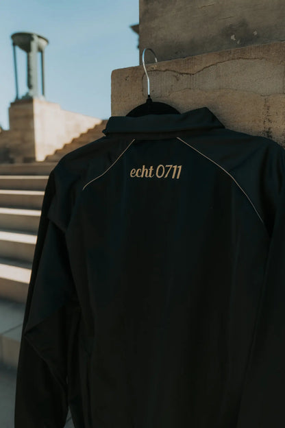 Trainingsjacke "Gold", schwarz