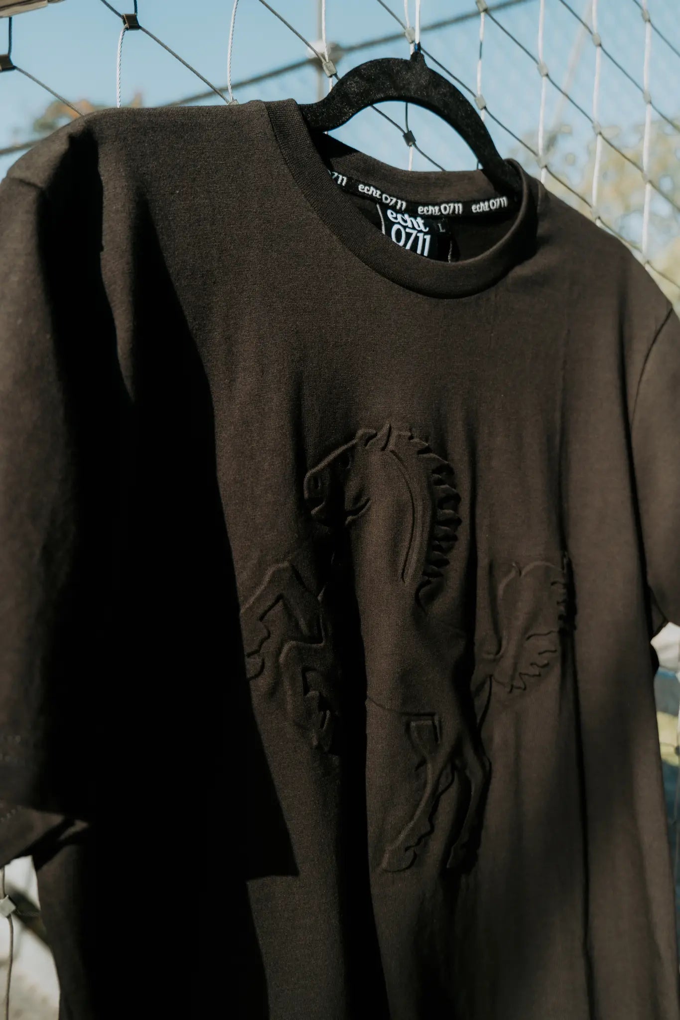 T-Shirt "Rössle Prägung", schwarz