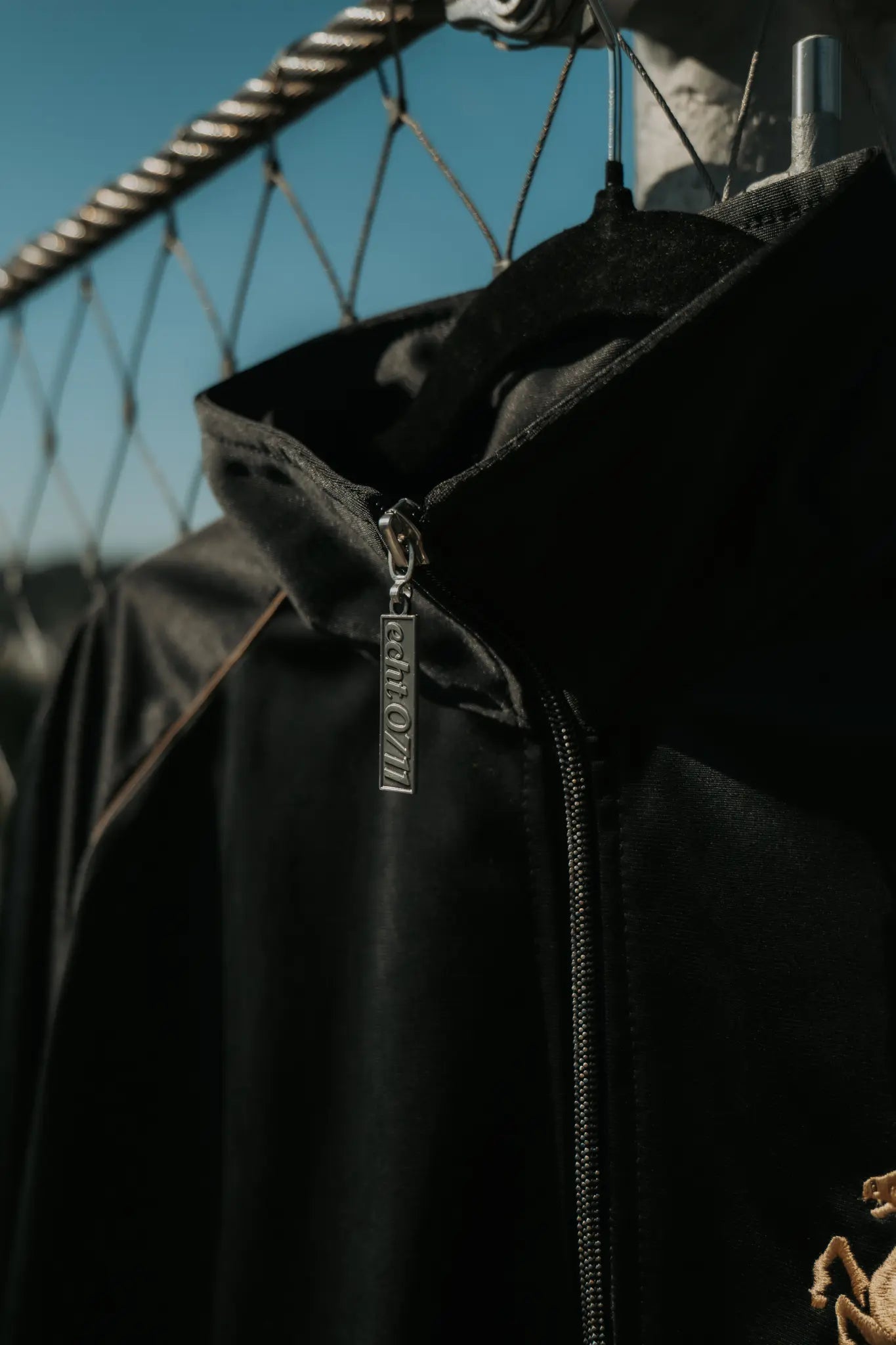 Trainingsjacke "Gold", schwarz