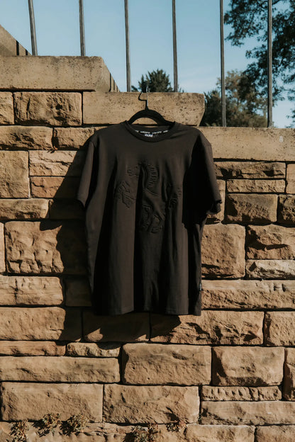 T-Shirt "Rössle Prägung", schwarz