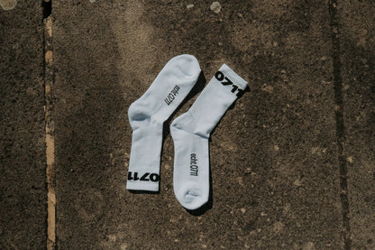 Socken "0711", weiß