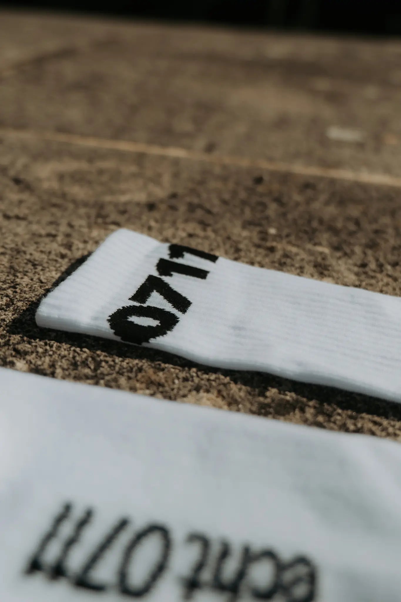 Socken "0711", weiß