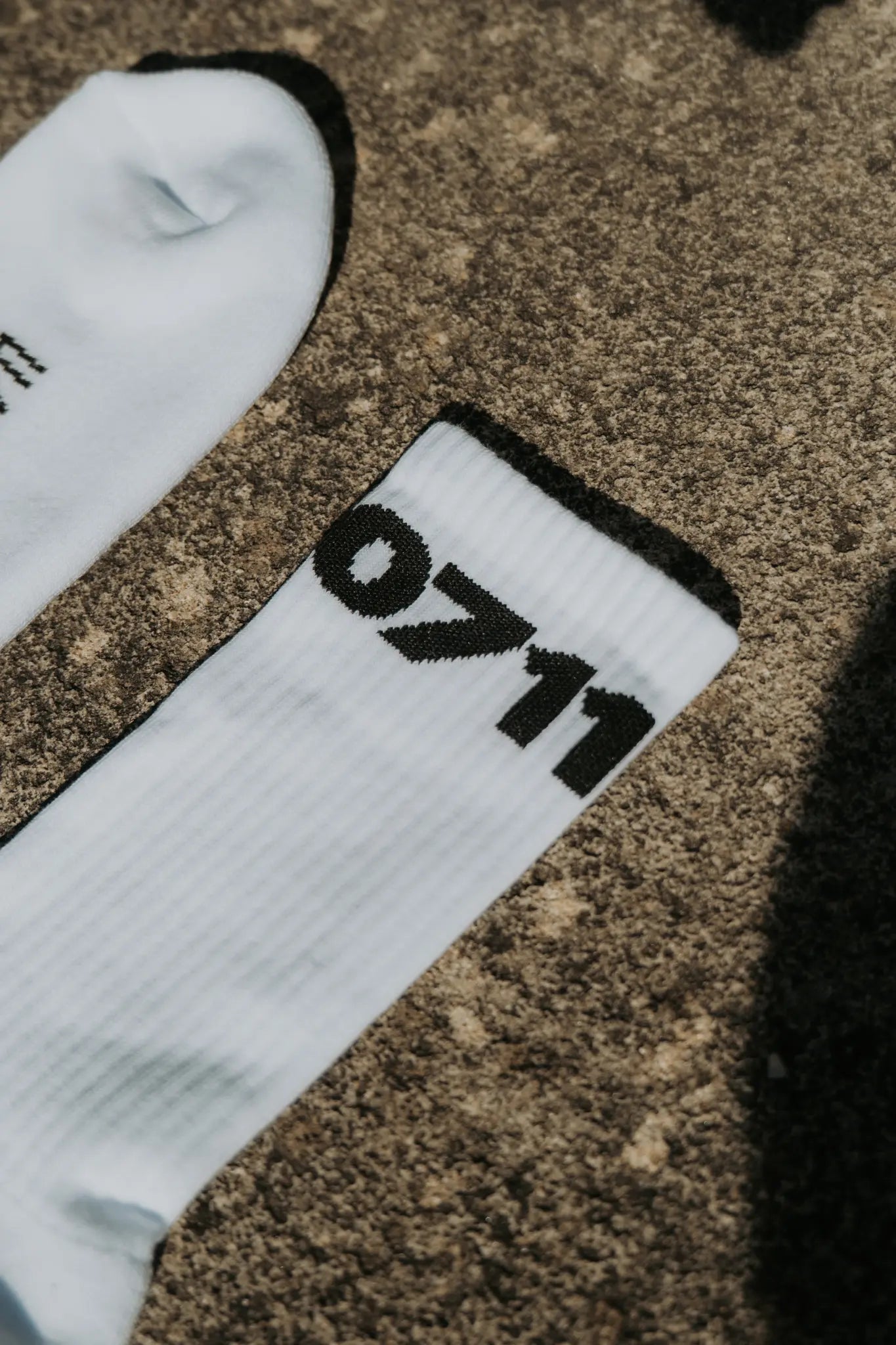 Socken "0711", weiß