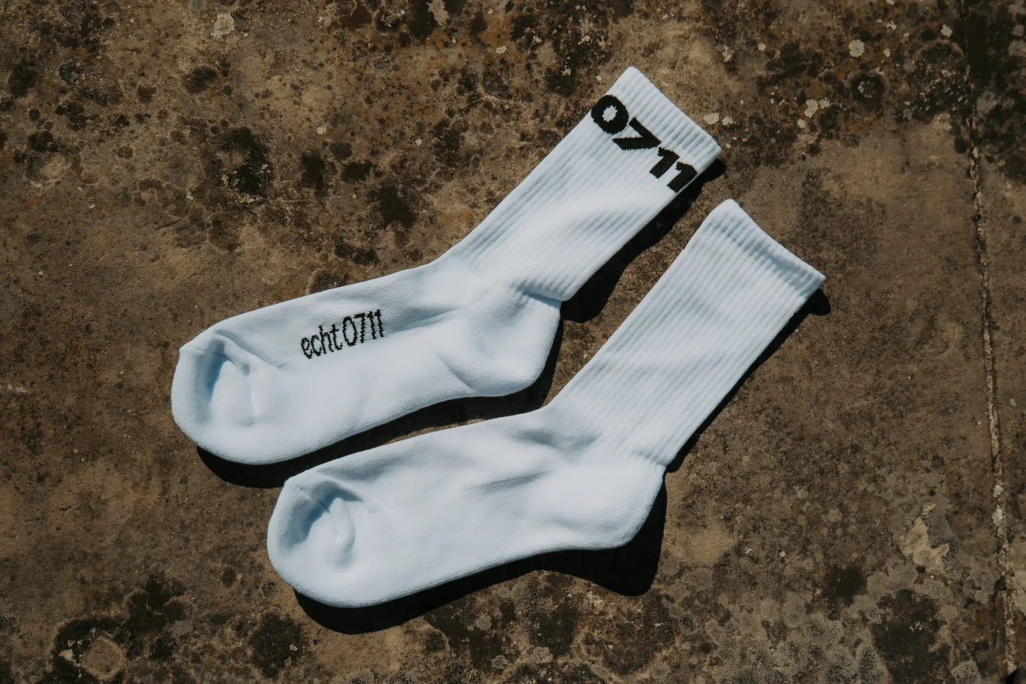 Socken "0711", weiß
