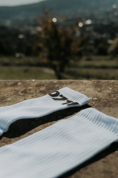 Socken "0711", weiß