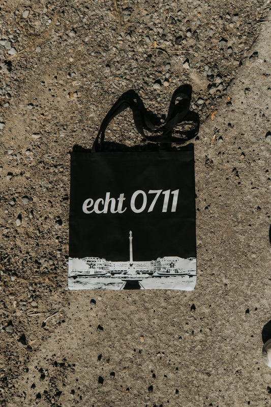 Einkaufstasche "Schlossplatz", schwarz