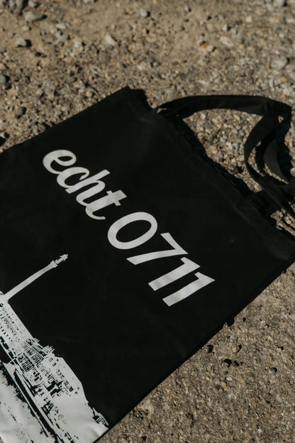 Einkaufstasche "Schlossplatz", schwarz