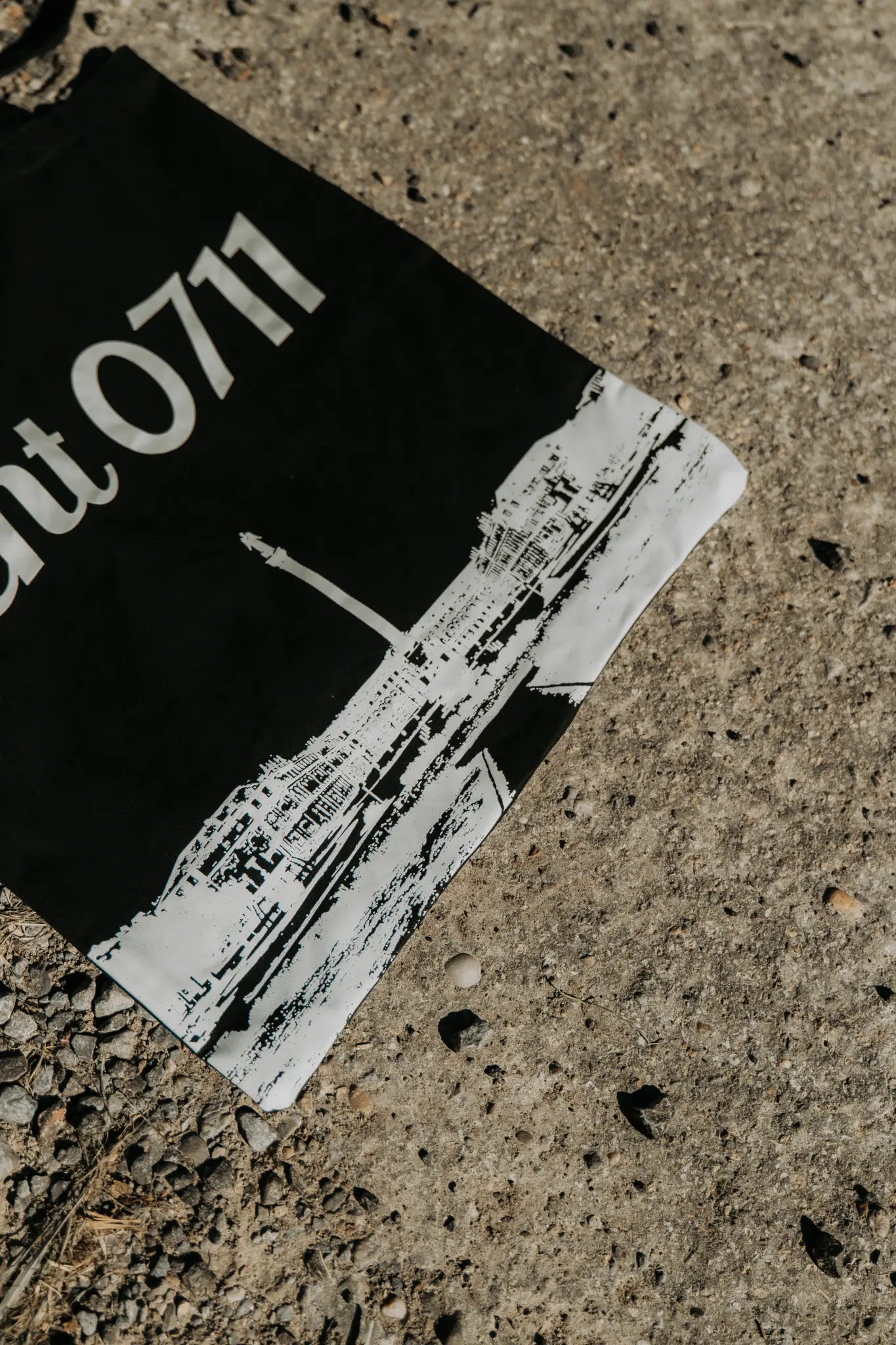 Einkaufstasche "Schlossplatz", schwarz