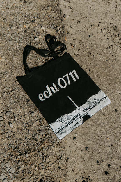 Einkaufstasche "Schlossplatz", schwarz